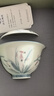 蘇氏陶瓷手繪羊脂玉瓷蘭花二才蓋碗泡茶碗非遺老師蘇愛(ài)珍作品 曬單實(shí)拍圖