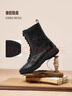 Bata拳擊靴女2025冬季商場(chǎng)新款休閑羊皮百搭時(shí)裝靴ACC43DZ5 黑色-絨里 38 曬單實(shí)拍圖