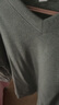 優(yōu)衣庫女裝柔軟針織搖粒絨V領(lǐng)套頭衫/長(cháng)袖479756 52 翠綠色 M 曬單實(shí)拍圖