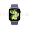 Apple/蘋(píng)果 Watch S11 智能手表GPS+蜂窩款42毫米銀色鋁金屬表殼霧紫色運動(dòng)型表帶M/L MF9J4CH/B 曬單實(shí)拍圖