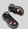 卡駱馳（CROCS）經(jīng)典堆堆洞洞鞋|211355 黑色-001 39(240mm) 曬單實(shí)拍圖
