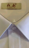 紅都長(cháng)袖襯衫男寬松商務(wù)白色襯衣棉質(zhì)職業(yè)工裝上班正裝襯衫 白色SD7341 43 曬單實(shí)拍圖