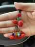 伊夢(mèng)嬌福祿葫蘆朱砂多寶汽車(chē)鑰匙扣掛件男士女掛飾本命年禮物后視鏡掛墜 曬單實(shí)拍圖