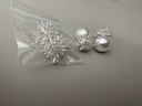 瑞泓祥999純銀耳針煙花珍珠耳釘女輕奢高級感氣質(zhì)耳環(huán)2025新款爆款耳飾 999純銀耳針-后掛式煙花珍珠耳釘 曬單實(shí)拍圖