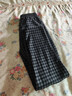 【25年秋冬新款】加絨加厚毛呢格子哈倫褲 高腰遮肉顯瘦顯腿長(cháng) 黑色 【加絨加厚】 2XL 【建議105-120斤】 曬單實(shí)拍圖