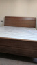 毓李涵瑾新中式黑胡桃木純實(shí)木床1.8米x2米主臥大床雙人床1.5米床家用儲物 1.8米*2米燕尾榫框架結構 黑胡桃實(shí)木床 曬單實(shí)拍圖