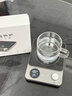 mave100°保溫杯墊電熱杯墊加熱杯墊恒溫陶瓷杯恒溫加熱器暖牛奶加熱器辦公室茶座暖杯墊家用小電器 銀色【100°沸騰】+送玻璃杯 0.4L 曬單實(shí)拍圖