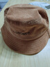 目丸日系燈芯絨漁夫帽女秋冬韓版潮牌百搭復古潮流盆帽男原宿四季可戴 桔色 均碼(56-58cm) 曬單實(shí)拍圖