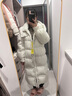 三彩【高蓬高充絨】2025冬季新款90白鴨絨羽絨服防水易打理長(cháng)款M 米白色 M 160/84A  寬松版型  可適當拍小 曬單實(shí)拍圖