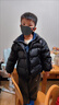 巴拉巴拉童裝兒童羽絨服男女童2025新款寶寶冬裝拼接外套三防保暖上衣百搭 黑色牛仔-灰鴨絨-85%絨子-209425107101 105 曬單實(shí)拍圖