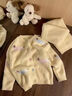 另塵可外穿奶黃色臘腸狗睡衣女冬季2025新款半邊絨長(cháng)袖長(cháng)褲套裝家居服 A072 小狗 M 曬單實(shí)拍圖