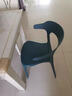 信京牛角椅子靠背網(wǎng)紅書(shū)桌椅家用客廳餐椅塑料休閑簡(jiǎn)約辦公椅 2把起拍 曬單實(shí)拍圖