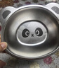 onlycook316不銹鋼寶寶輔食碗 兒童餐盤(pán)飯碗 卡通小碗嬰兒餐具餐盤(pán)-萌熊 曬單實(shí)拍圖