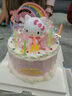 知印女神節禮物甜品女神專(zhuān)屬新鮮甜品生日蛋糕動(dòng)物淡奶油甜品同城送 粉色系kt貓蛋糕 6英寸(適合1-3人) 曬單實(shí)拍圖