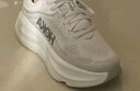HOKA新款女款冬季邦代9公路跑步鞋BONDI 9 輕盈舒適緩震防滑 星塵灰/銀色-寬版 37 曬單實(shí)拍圖