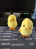 肯倫兒童嬰幼兒玩具0-1-3歲仿真小雞無(wú)聲新生兒寶寶6個(gè)月以上男孩女孩 黃色-跳跳雞3只 曬單實(shí)拍圖