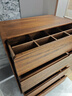 木源同全實(shí)木胡桃木斗柜現代簡(jiǎn)約五斗柜家用客廳臥室床尾收納邊柜靠墻柜 【五斗柜】長(cháng)80寬40高110cm 整裝發(fā)貨  收貨即用【全胡桃木】 曬單實(shí)拍圖