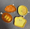 瑜尚臻品陶瓷4寸小碟子可蒸可愛(ài)調料碟釉下彩蘸料調味碟家用手繪醬油醋碟 面包陶瓷碟家用【4個(gè)混裝】 曬單實(shí)拍圖