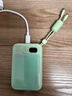 紐曼（Newmine）充電寶【3C認證|可上飛機】10000毫安時(shí)自帶線(xiàn) 22.5W/PD20W快充移動(dòng)電源適用蘋(píng)果17華為小米 綠色 曬單實(shí)拍圖