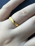 周生生永系列 愛(ài)心足跡 素圈 黃金戒指 足金開(kāi)口戒 78037R計價(jià) 3.18克(含工費100元) 曬單實(shí)拍圖