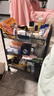 順優(yōu)置物架多功能小推車(chē)落地可移動(dòng)廚房收納架儲物水果零食架SY-612 曬單實(shí)拍圖