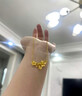 凰天黃金三生花項鏈女新款時(shí)尚999足金繁花似錦花52052七夕禮物送女友 黃金三生花項鏈/金重約6.06克 曬單實(shí)拍圖