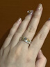 夢(mèng)芊汐999純銀碎碎冰情侶戒指一對男女款閉口對戒情人節生日禮物送女友 閉口一對戒【尺碼留言或聯(lián)系客服】 曬單實(shí)拍圖