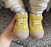 春秋幼兒板鞋新款兒童防滑休閑鞋運動(dòng)鞋1一3歲男女寶寶軟底學(xué)步鞋 黃色 單層 23 內長(cháng)14.5cm 曬單實(shí)拍圖