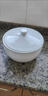 山頭林村甜酒發(fā)酵缸 純白色高溫景德鎮陶瓷豬油罐3/5/10斤水容量?jì)ξ锕薮?3斤白瓷罐+送密封圈 曬單實(shí)拍圖