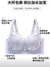 派邦奴內衣女文胸2025新款夏季薄款大胸顯小女士防下垂胸罩 粉膚 85BCD 曬單實(shí)拍圖