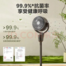 美的（Midea）【超高顏值】空氣循環(huán)扇家用電風(fēng)扇空調伴侶節能省電臺立兩用搖頭落地扇臥室客廳低噪對流 【典雅黑】可搭配香薰驅蚊液 曬單實(shí)拍圖
