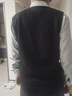 羅蒙（ROMON）100%純羊毛背心男V領(lǐng)薄款上衣秋冬季中青年男士商務(wù)休閑馬甲坎肩 曬單實(shí)拍圖