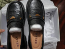 百麗（Belle）復古羊皮褶皺樂(lè )福鞋女2026春新商場(chǎng)同款便式樂(lè )福鞋E9L1DAA6預售 黑色 37 (235mm) 曬單實(shí)拍圖