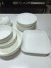 以辰釉下彩2025新款碗碟套裝家用景德鎮陶瓷純白高顏值餐具套裝碗喬遷 【高溫釉下彩】10人食55件配大湯碗 曬單實(shí)拍圖