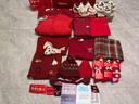 like uu紅色發(fā)育期內衣內褲禮盒幸運紅中大童本命年套裝新年禮物 曬單實(shí)拍圖