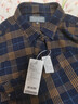 佐丹奴【韓國同款】美式風(fēng)新款純棉法蘭絨格紋長(cháng)袖襯衫男01045881 曬單實(shí)拍圖