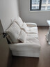 芝華仕（CHEERS）可拆洗沙發(fā)床折疊一體兩用小戶(hù)型客廳書(shū)房沙發(fā)白月光6325白1.61m 曬單實(shí)拍圖