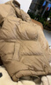 兒童羽絨服男女童加厚外套寶寶秋冬季衣服中大童三防冬裝外穿童裝 焦糖色 防水防油防污 140 適合身高125-135 曬單實(shí)拍圖