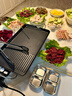 奧克斯（AUX）烤肉鍋電烤盤(pán) 電燒烤爐烤串家用無(wú)煙室內戶(hù)外不沾韓式煎肉鍋加大號10人 4-8人大號烤盤(pán) 1層 曬單實(shí)拍圖