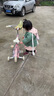 貝琦童兒童自行車(chē)2-3-4-5-6-7-8-9歲男女孩寶寶小孩折疊腳踏單車(chē) 莫菲粉【米胎】+加寬暴君輪+98裝 12寸【身高80-95厘米，約2-3歲】 曬單實(shí)拍圖