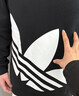 adidas經(jīng)典時(shí)尚寬松抓絨圓領(lǐng)衛衣套頭衫男女秋季阿迪達斯三葉草 黑色 2XL 曬單實(shí)拍圖