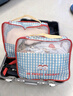 范爺家櫻桃小狗旅行收納袋2件套行李箱衣物分裝包褲子內衣便攜大容量 曬單實(shí)拍圖