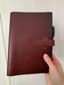 AILUKI日本復古二層牛皮活頁(yè)筆記本子記事本可拆卸封面軟皮面商務(wù)日記本 紅色【橫線(xiàn)本】 曬單實(shí)拍圖