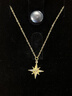 周六福八角星黃金項鏈耳飾女足金吊墜生日禮物計價(jià) 約2.5g 套鏈40+5cm 曬單實(shí)拍圖