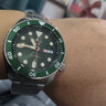 精工5號盾手表自動(dòng)機械表綠水鬼彩水鬼潛水夜光運動(dòng)男表防水100米 SRPD63K1新5綠色款 送黑色表帶 42.5mm 曬單實(shí)拍圖