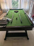 拓樸運動(dòng)家用可折疊臺球桌家庭小型兒童三合一室內美式多功能乒乓球桌球臺 183cm 【雅黑】綠布 曬單實(shí)拍圖