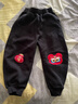 巴拉巴拉童裝兒童加絨長(cháng)褲男童女童紅色新年拜年服福氣保暖童褲 黑色【祥云瑞氣】 110 曬單實(shí)拍圖