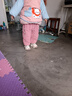 婧麒（JOYNCLEON）女童棉褲加厚秋冬洋氣時(shí)髦童裝外穿保暖兒童加絨褲子 Jyf200691 曬單實(shí)拍圖