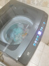 海爾（Haier）10公斤雙動(dòng)力波輪全自動(dòng)洗衣機直驅變頻防纏繞七維減震懶人高洗凈比頑漬洗除菌螨一級能效60e補貼 【60e】玻璃炫彩膜+雙動(dòng)力防纏+除菌螨+頑漬洗 曬單實(shí)拍圖