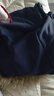 國潮小熊耳朵毛領(lǐng)衛衣女春秋季新款重磅潮流連帽上衣寬松開(kāi)衫外套 X205-3藏青色加絨加厚 M 曬單實(shí)拍圖